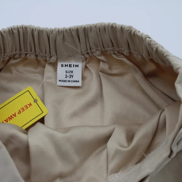 Shein Girls Khaki Skirt – Size 2-3Y (NWT) - Picture 4 of 4